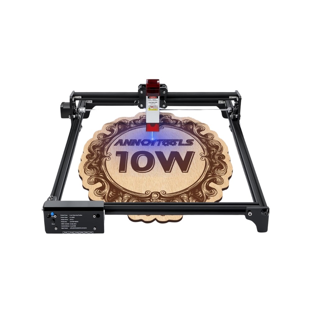 Grabadora láser de 10W en acción