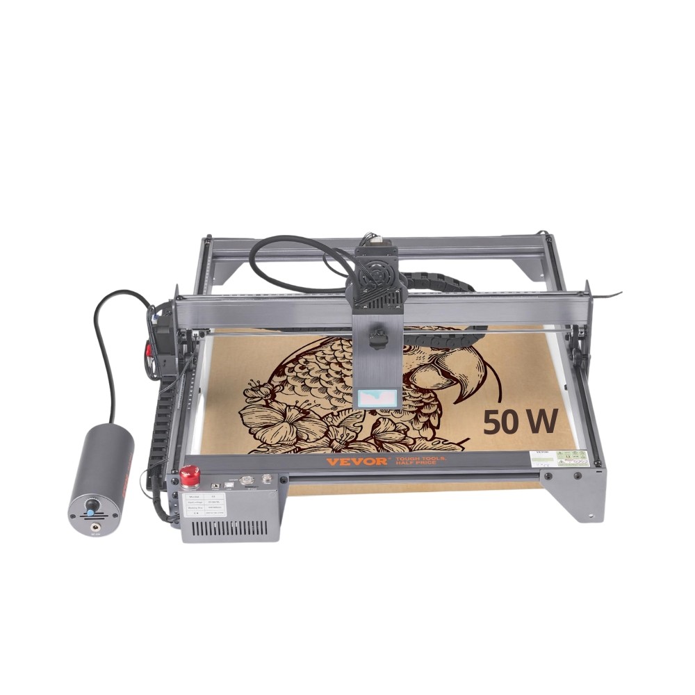 Grabadora láser de 50W en acción