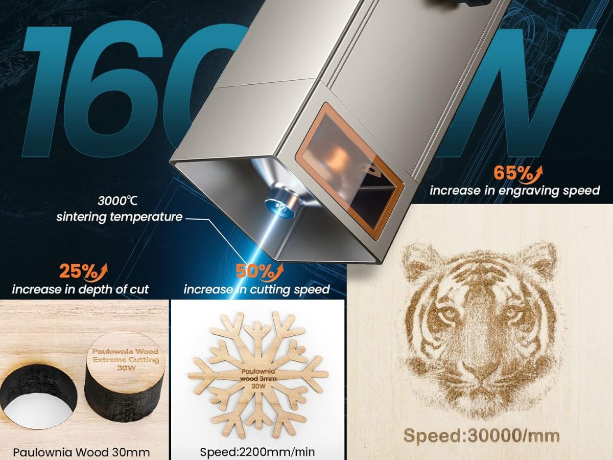 Atomstack maker s30 pro 33w en detalle