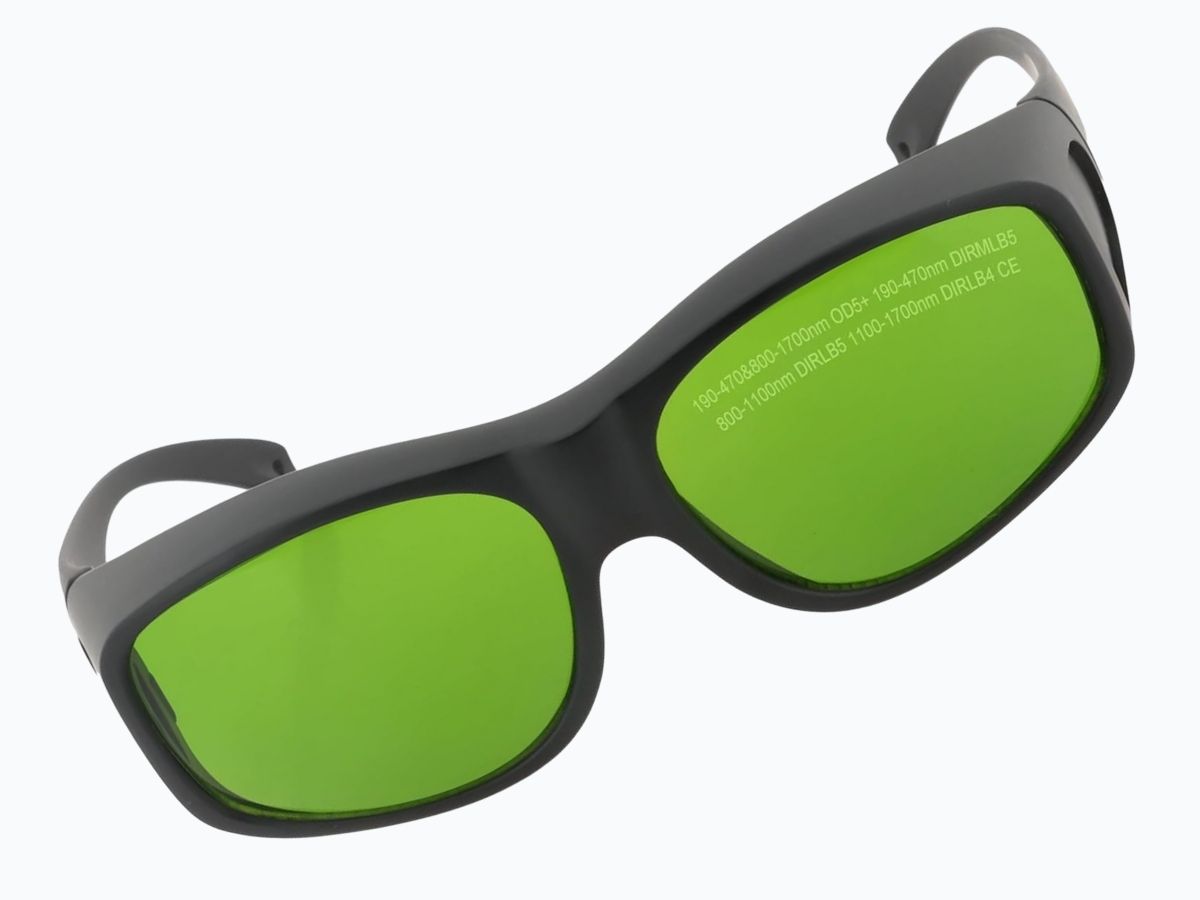 Gafas para grabadores laser od5 en detalle