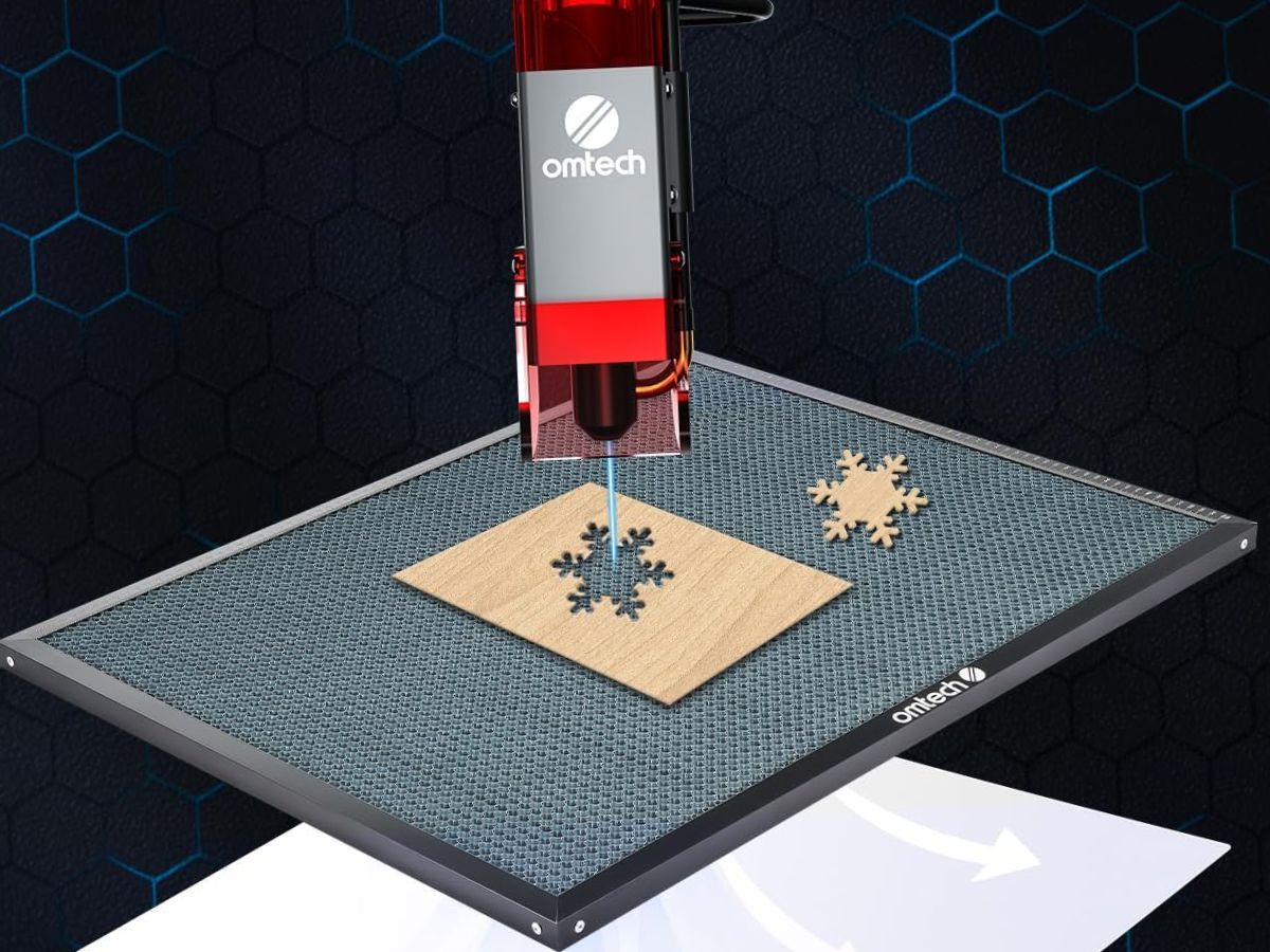 Omtech panel de nido de abeja en detalle