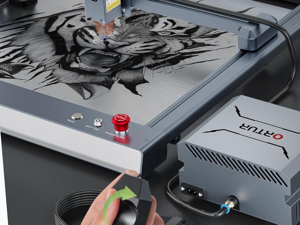 Ortur laser asistencia de aire en detalle