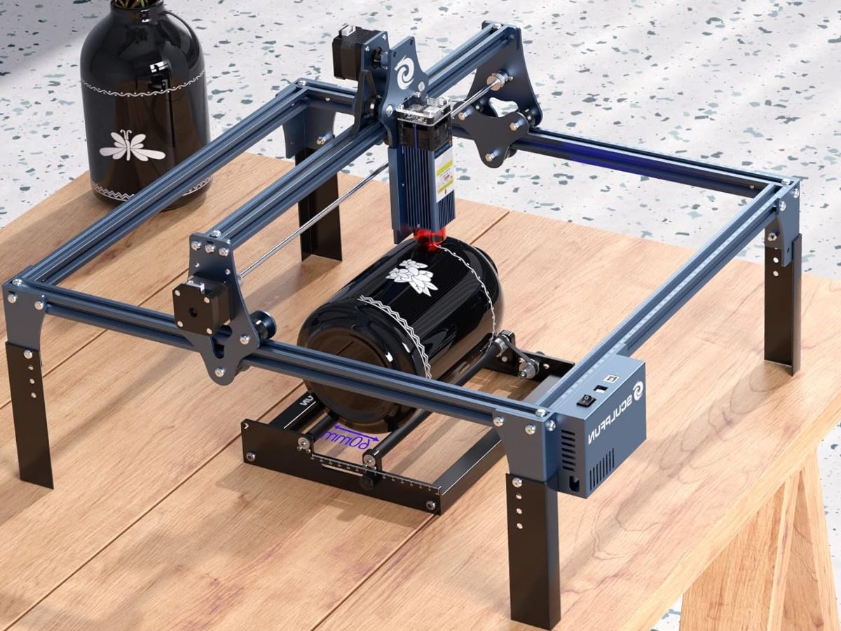 Sculpfun rodillo giratorio en detalle