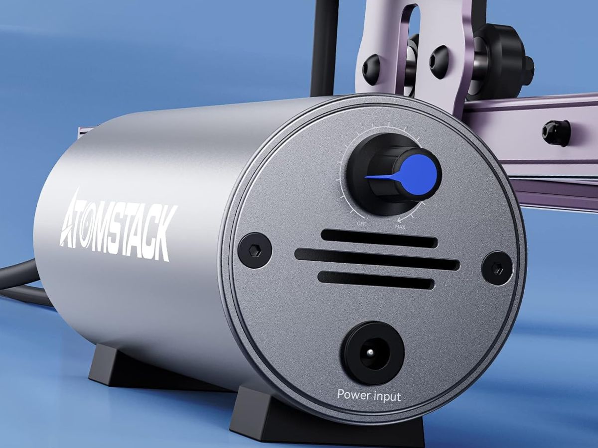 Atomstack kit de bomba de aire en detalle