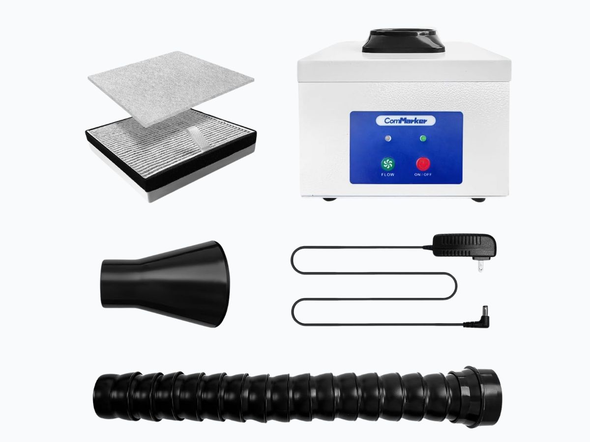 Commarker extractor de humo en detalle