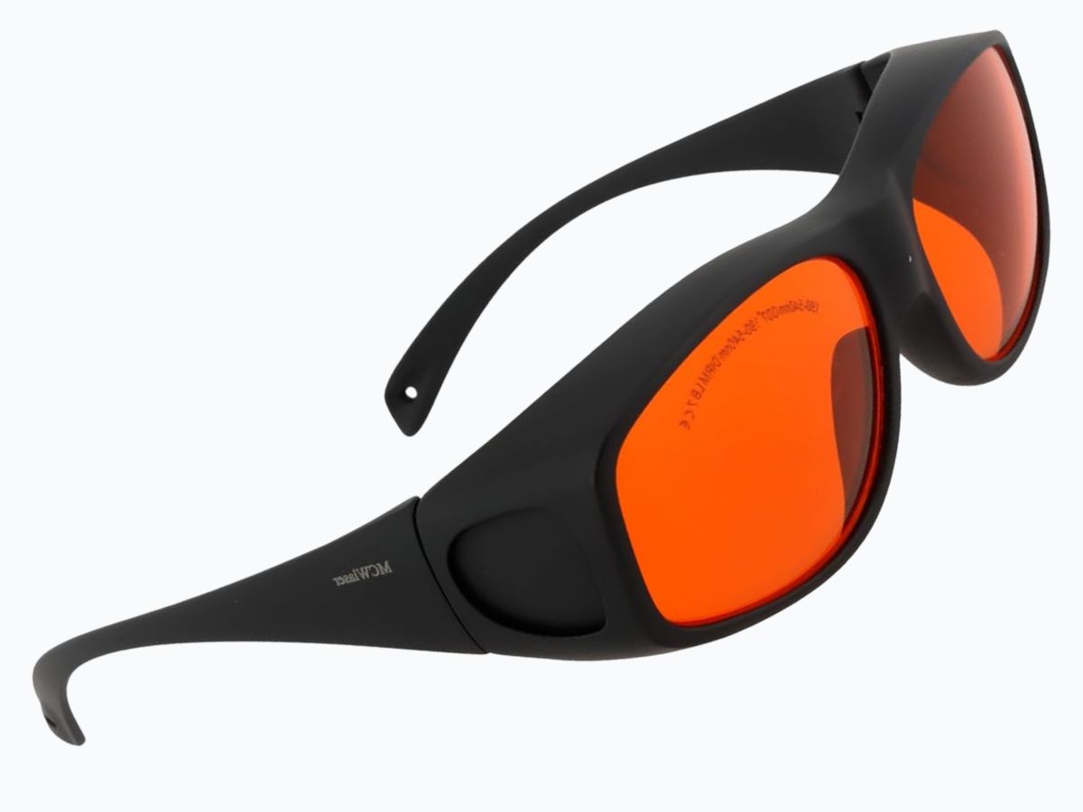 Gafas de proteccion seguridad laser od7 en detalle