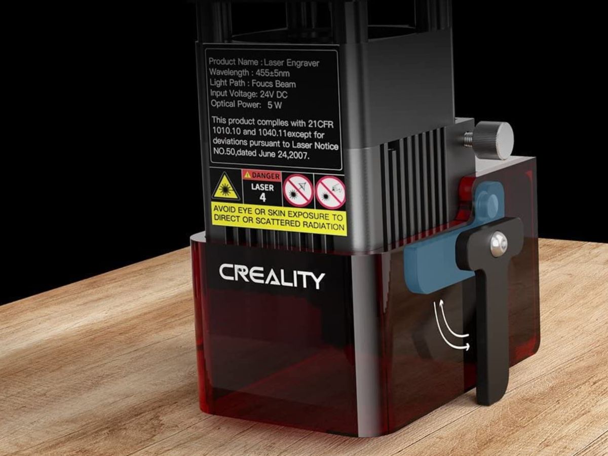 Kit de modulo de grabado laser 5w creality en detalle
