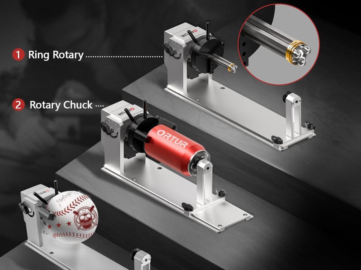 Rotario laser para ortur laser m3 en detalle