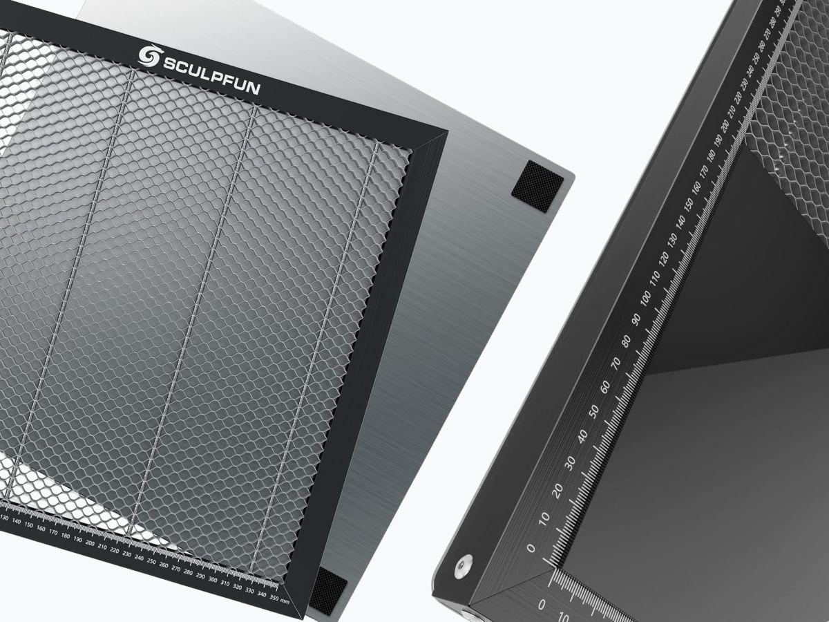 Sculpfun panel de nido de abeja en detalle