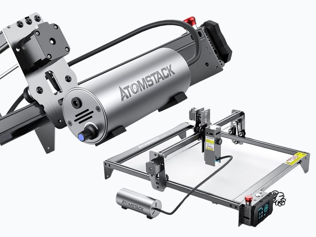 Atomstack kit de bomba de aire en detalle