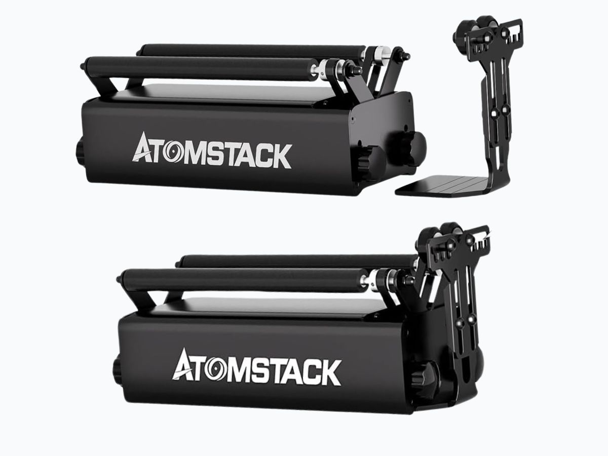 Elevador giratorio r3 pro atomstack en detalle