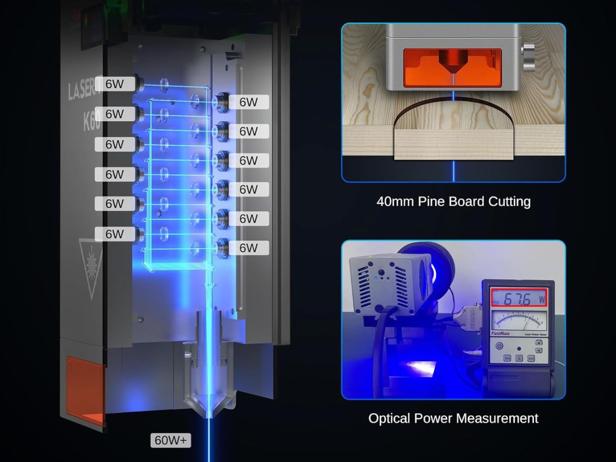 Laser tree k60 en detalle