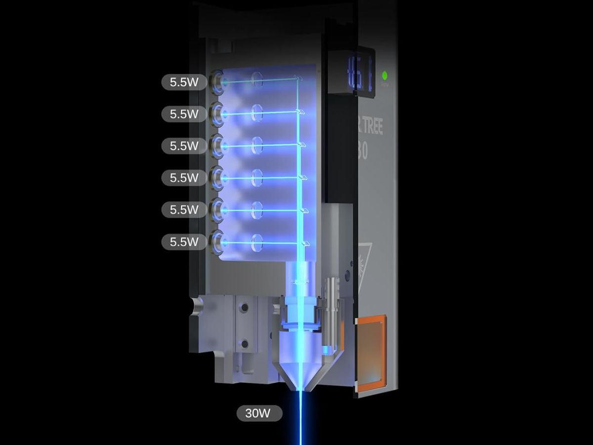 Laser tree ltk1 30w en detalle