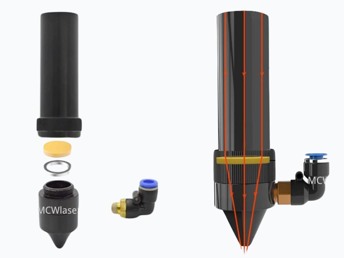 Lente de enfoque laser mcwlaser cvd en detalle