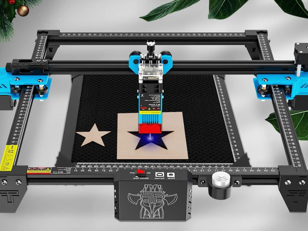 Mesa de nido de abeja 300x300 twotrees en detalle