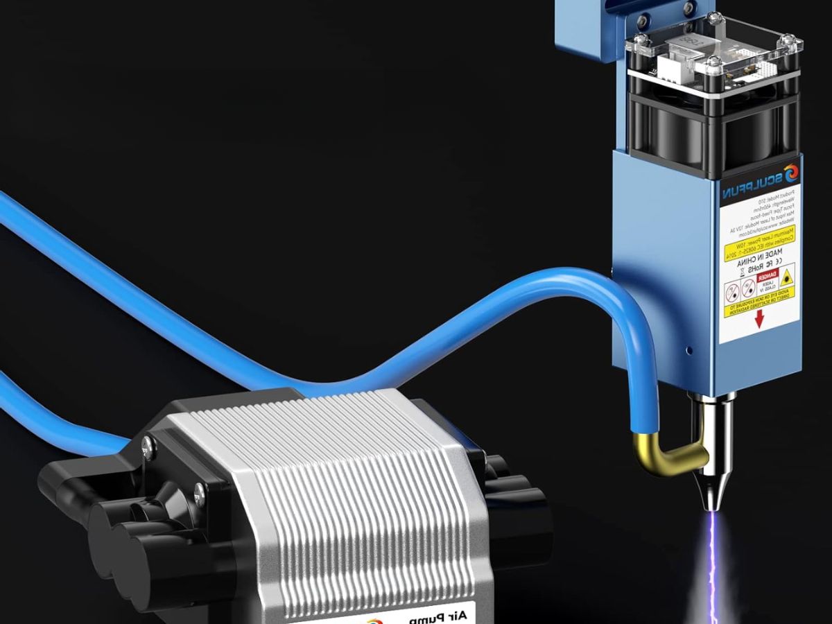 Sculpfun kit de bomba de aire en detalle